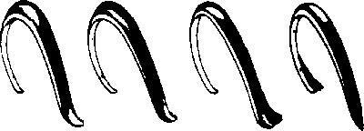 Расширители крыла, комплект Van Wezel 5813500