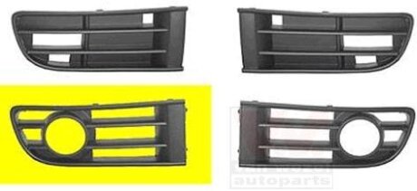 Решетка бампера переднего (заглушка) правая Van Wezel 5827594