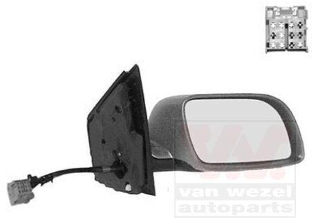 Зеркало наружное заднего вида правое Van Wezel 5827808