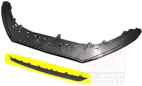 Спойлер бампера переднего Van Wezel 5829500