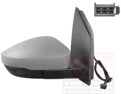 Зеркало наружное заднего вида правое Van Wezel 5829814