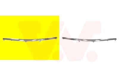 Накладка бампера переднего правая Van Wezel 5837482