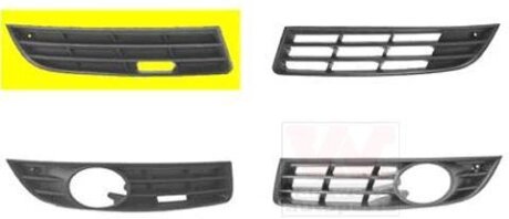 Решетка бампера переднего (заглушка) правая Van Wezel 5839592