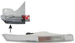 Фонарь указателя поворота правый Van Wezel 5839908