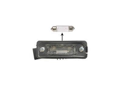 Фонарь подсветки номерного знака левый/правый Van Wezel 5839920