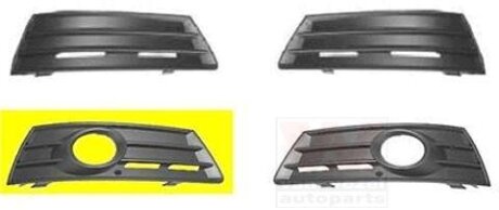 Решетка бампера переднего (заглушка) правая Van Wezel 5841594