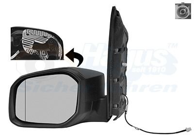 Зеркало наружное заднего вида левое Van Wezel 5854801