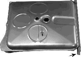 Топливный бак Van Wezel 5858081