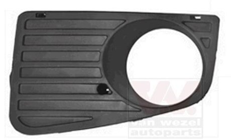 Решетка бампера переднего (заглушка) левая Van Wezel 5862593