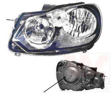 Фара основная левая Van Wezel 5863963