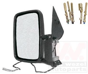 Зеркало наружное заднего вида левое Van Wezel 5877807