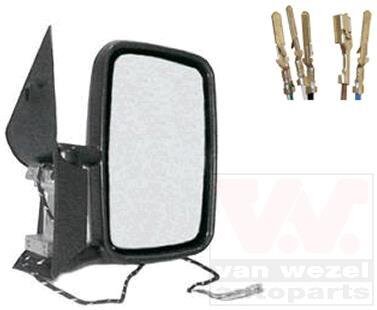 Зеркало наружное заднего вида правое Van Wezel 5877808