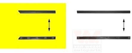 Накладка двери задней правой Van Wezel 5880426