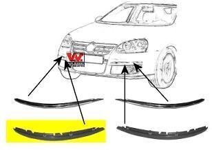 Накладка бампера переднего правая Van Wezel 5886482