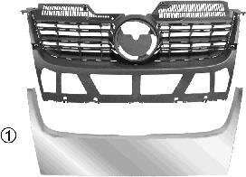 Накладка решетки радиатора Van Wezel 5886519