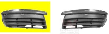 Решетка бампера переднего (заглушка) правая Van Wezel 5886592