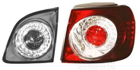 Фонарь задний внешний правый Van Wezel 5887922