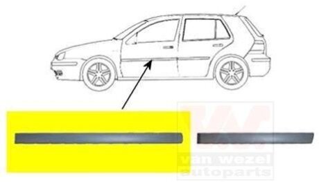 Накладка двери передней левой Van Wezel 5888403