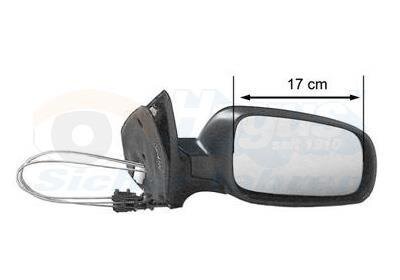 Зеркало наружное заднего вида правое Van Wezel 5888812