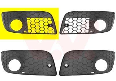 Решетка бампера переднего (заглушка) правая Van Wezel 5893592