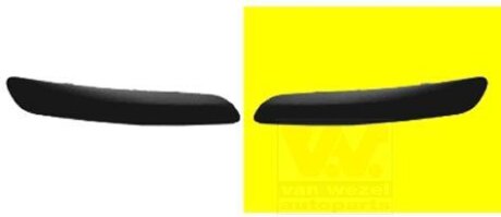 Накладка бампера переднего левая Van Wezel 5895581