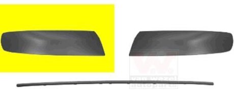 Накладка бампера переднего правая Van Wezel 5897584