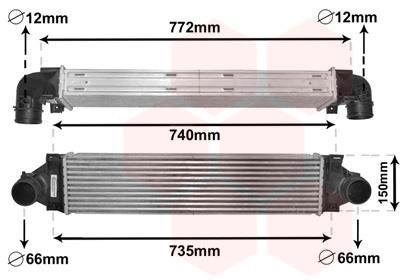 Интеркулер Van Wezel 59004173