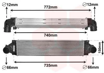 Интеркулер Van Wezel 59004173