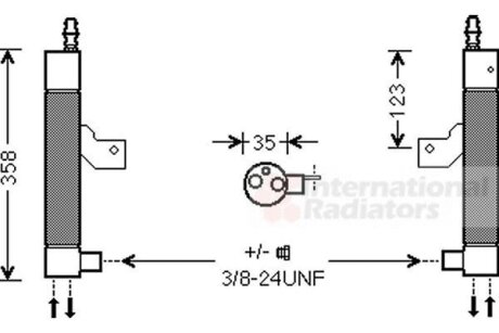 Осушитель кондиционера Van Wezel 5900D146