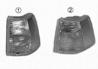 Фонарь указателя поворота правый Van Wezel 5958906