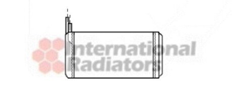 Радиатор отопителя салона Van Wezel 73006032
