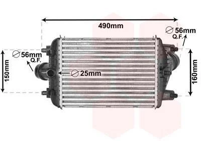 Интеркулер Van Wezel 74004081