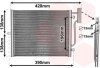Радиатор кондиционера (Конденсатор) Van Wezel 74005038 (фото 1)