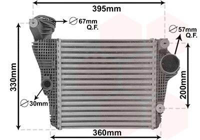 Интеркулер Van Wezel 74014701