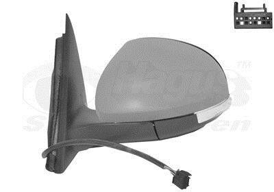 Зеркало наружное заднего вида левое Van Wezel 7606807