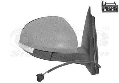 Зеркало наружное заднего вида правое Van Wezel 7606808