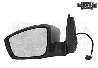Зеркало наружное заднего вида левое Van Wezel 7617817
