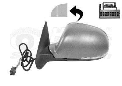 Зеркало наружное заднего вида левое Van Wezel 7623817