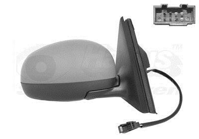 Зеркало наружное заднего вида правое Van Wezel 7641808