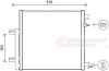Радиатор кондиционера (Конденсатор) Van Wezel 81005140 (фото 1)