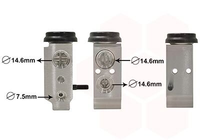 Клапан расширительный кондиционера Van Wezel 82001277