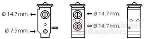 Клапан расширительный кондиционера Van Wezel 82001292