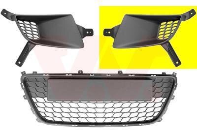 Решетка бампера переднего (заглушка) левая Van Wezel 8207591