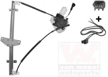 Стеклоподъемник правый Van Wezel 8208264