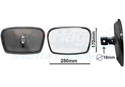 Зеркало наружное заднего вида Van Wezel 8215