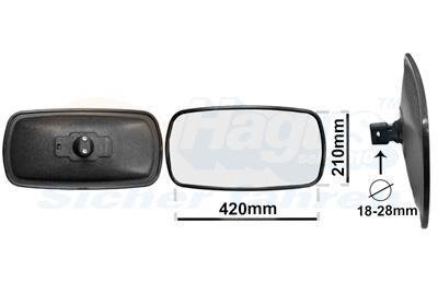 Зеркало наружное заднего вида Van Wezel 8220