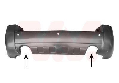 Бампер задний Van Wezel 8267545