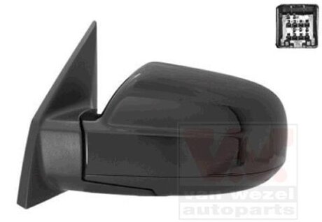 Зеркало наружное заднего вида левое Van Wezel 8267807