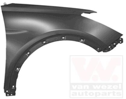 Крыло переднее правое Van Wezel 8272658