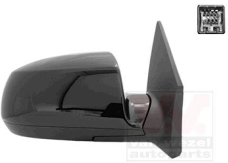Зеркало наружное заднего вида правое Van Wezel 8317808